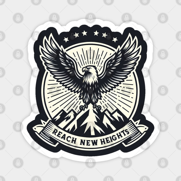 Reach New Heights Magnet by MakerMind8.2
