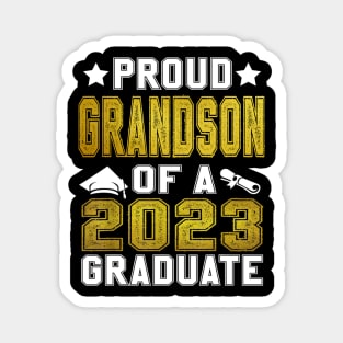 Proud Grandson Of A 2023 Graduate Senior Graduation Magnet