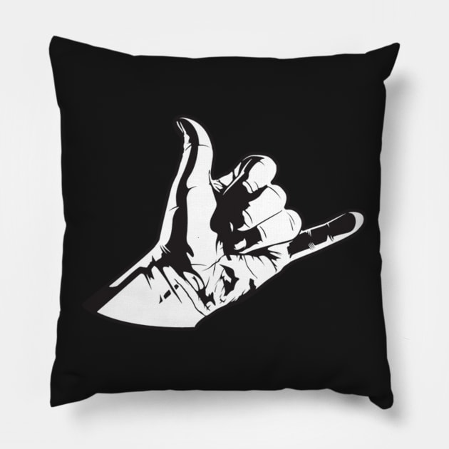 Hang Loose Pillow by NineBlack