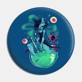 Krude Swamp Witch Pin