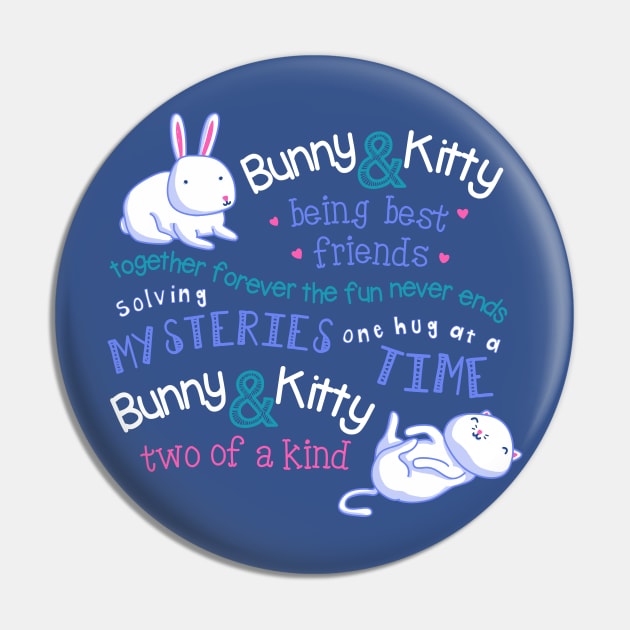Bunny & Kitty Pin by kellabell9