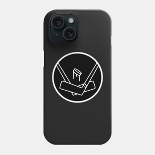 ICE HOCKEY STICK PUCK BATTLE Phone Case