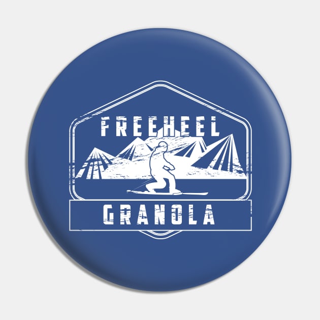 Freeheel Granola Official T Pin by freeheelgranola