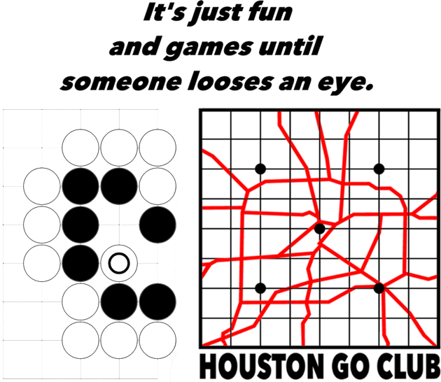 Fun & Games (Black Lines) Kids T-Shirt by Houston Go Club