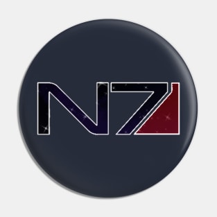 Mass Effect N7 Space Logo Pin
