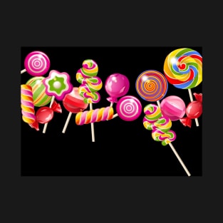 Candy t shirt sweet candy lollly pop T-Shirt