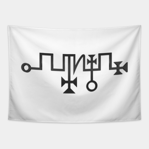 Zagan Sigil Modern Ars Goetia Demonic Seal of Zagan in Black Zagan