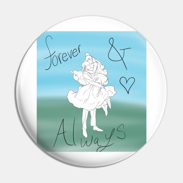 Forever&Always Pin by BloodCroft Arts