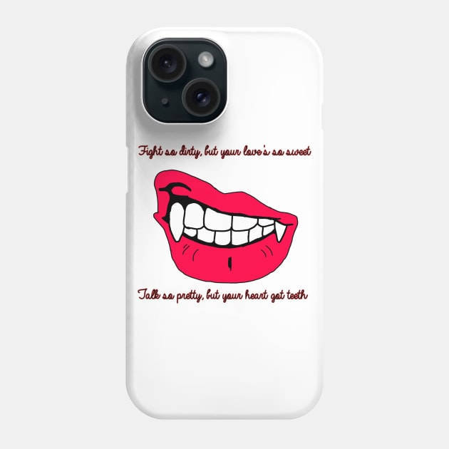 Teeth Phone Case by SabineHoppakee