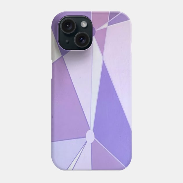 Purple Geometric Shape Phone Case by magicmirror