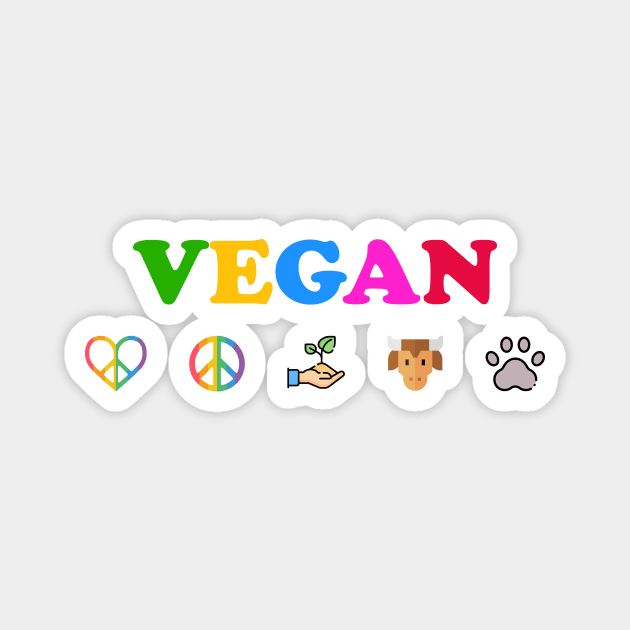 Vegan Magnet by Only Cool Vibes