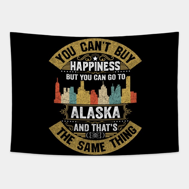 Alaska State Flag I Love Alaska Strong Native Alaska Home Map Tapestry by BestSellerDesign