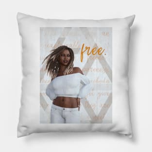 Carefree She (Rectangular Design) Pillow