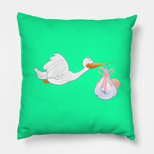 Baby Bird Delivery Pillow