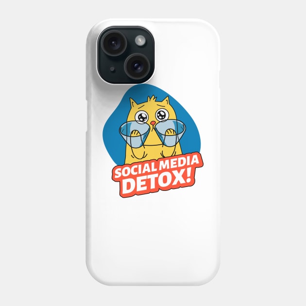 Social media detox Phone Case by SashaShuba