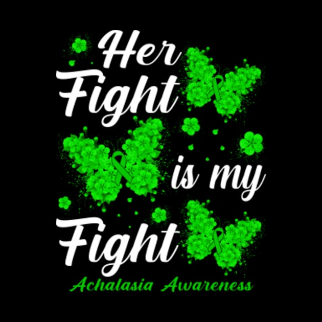 Her Fight Is My Fight Achalasia Awareness Butterfly by KaelaGusikowski