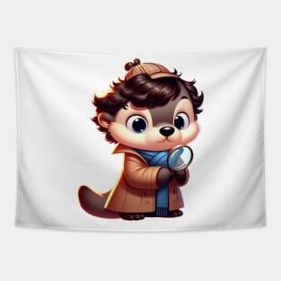 Cute Cumberbatch Sherlock Otter Tapestry