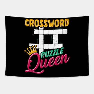 Crossword Puzzle Queen Gift Tapestry