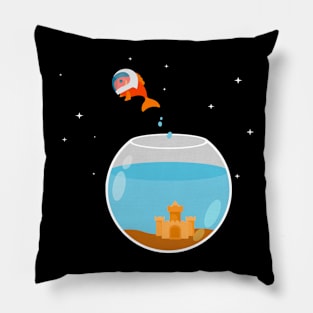 Astronaut Fish Pillow