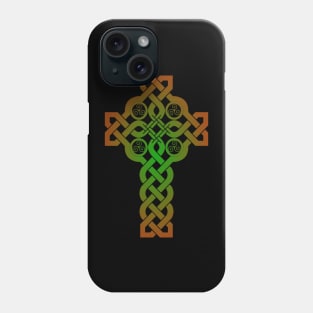 Celtic Cross with weaving and Triskeles Phone Case