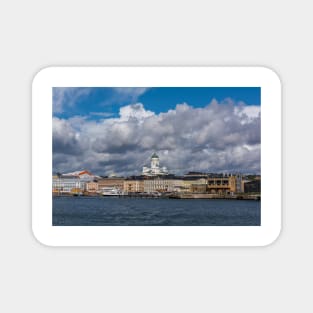 Helsinki cityscape shot from water Magnet