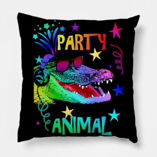 Alligator Party Animal Pillow