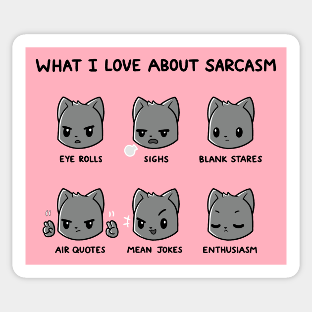 Cute Funny Humor Sarcastic Cat Lover Quote - Animal Lover Design - Cute  Funny Cat Lover - Sticker | TeePublic