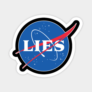 NASA/LIES - Logo Tribute/Parody Design Magnet