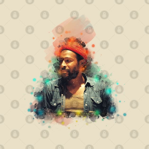 Marvin Gaye - Modern Art by MaydenArt