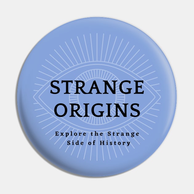 Transparent Background Eye Pin by StrangeOriginsPodcast