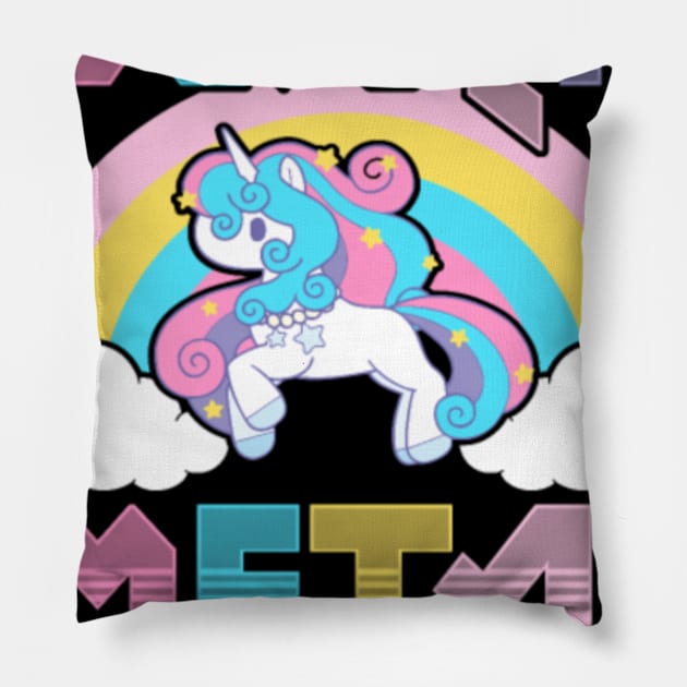 Death Metal Pillow by flickskyler179