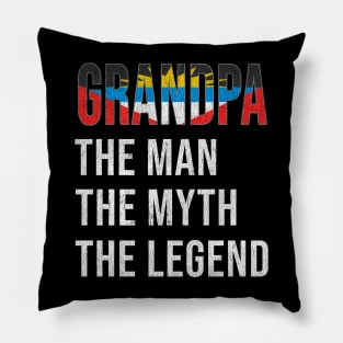 Grand Father Antiguan or Barbudan Grandpa The Man The Myth The Legend - Gift for Antiguan or Barbudan Dad With Roots From  Antigua And Barbuda Pillow