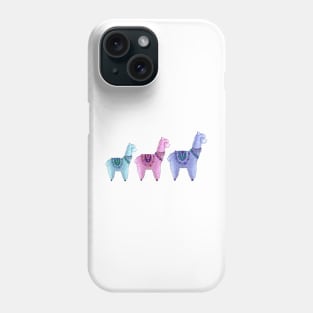 3 little llamas Phone Case