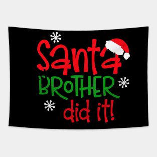 Santa, My Brother Did It Tapestry