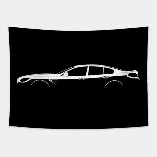 BMW M6 Gran Coupe (F06) Silhouette Tapestry