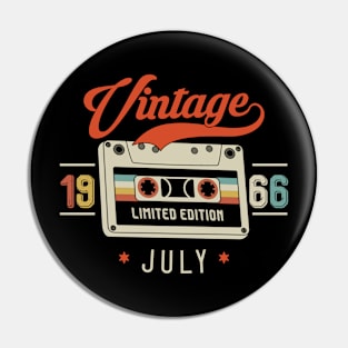 July 1966 - Limited Edition - Vintage Style Pin