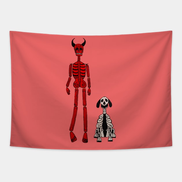 Diablito Tapestry by ArtRooTs