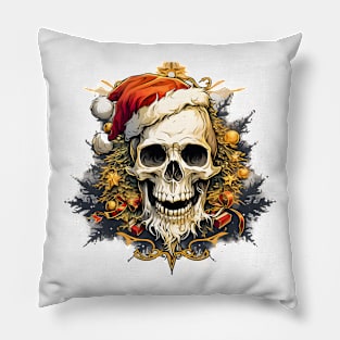 Christmas Celebration with a Skull Twist Pillow