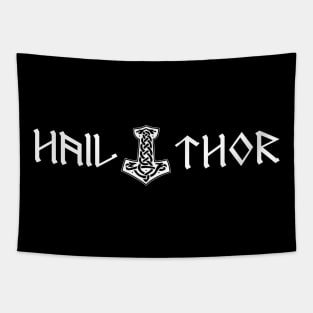 Hail Thor - Hammer Of Thor - Mjolnir Tapestry