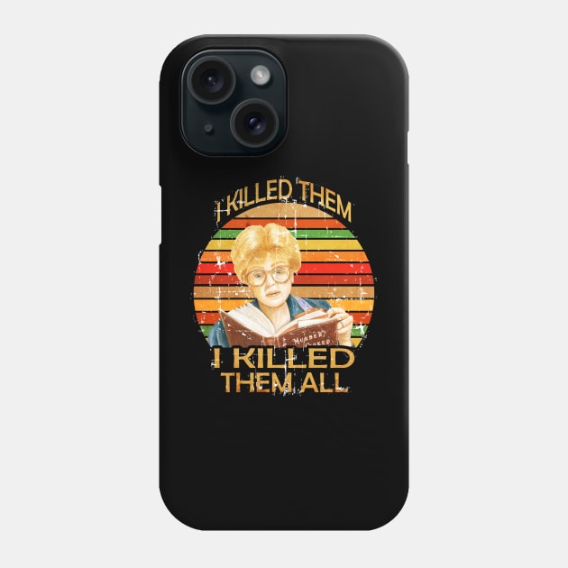 I killed Them I Kill Them all-Vintage Phone Case by lordwand