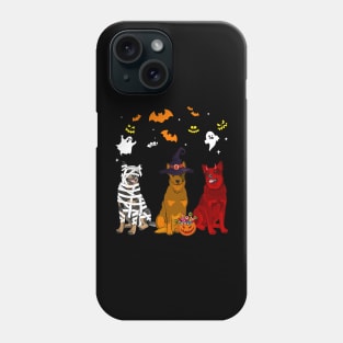 Halloween australian cattle Dogs Lovers Mummy Witch Phone Case