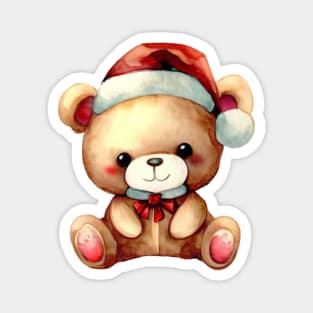 Little Cuties - Christmas Teddy Magnet