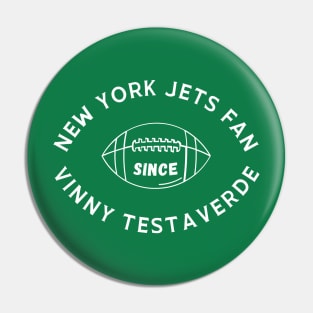 New York Jets Fan Since Vinny Testaverde Pin