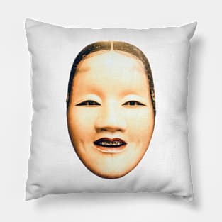 Japanese Mask / Swiss Artwork Photography Pillow