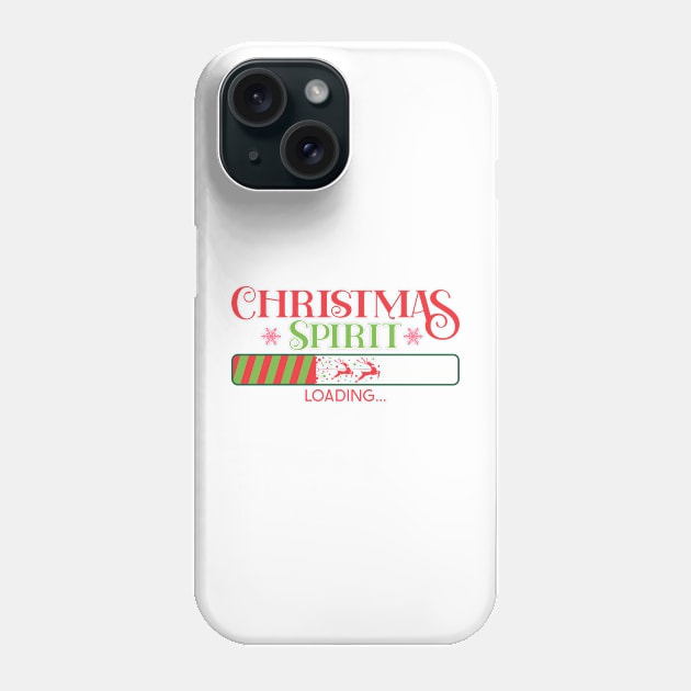 Christmas Spirit Loading Phone Case by Pop Cult Store