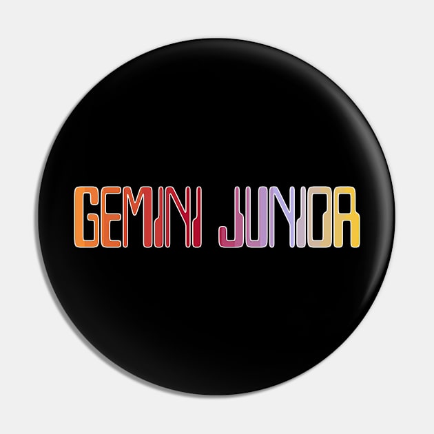 Gemini Junior Pin by gocomedyimprov