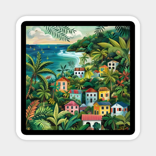 Jamaica Magnet by ComicsFactory