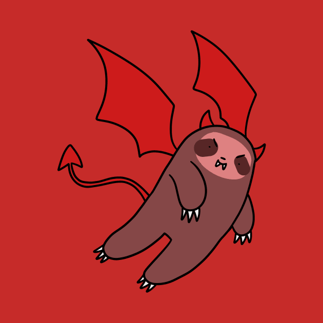 Red Devil Sloth by saradaboru