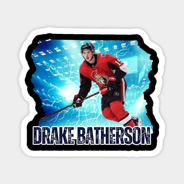 Drake Batherson Magnet by Moreno Art