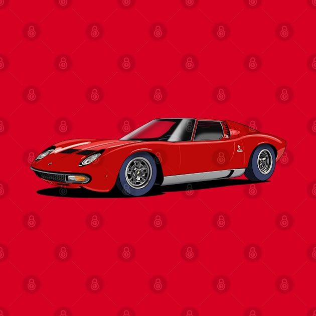 Lamborghini Miura Sportscar by Webazoot